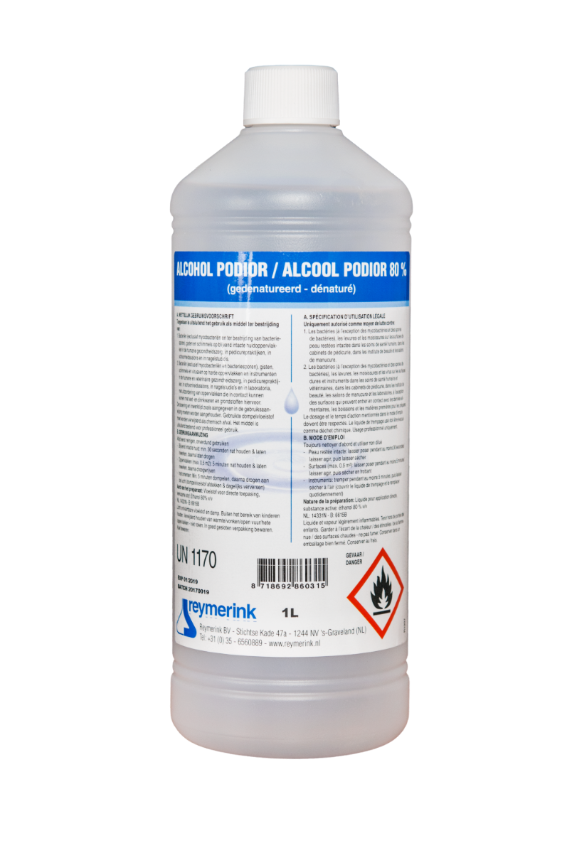 Alcohol 80% 1000 ml - MSK Podiamed